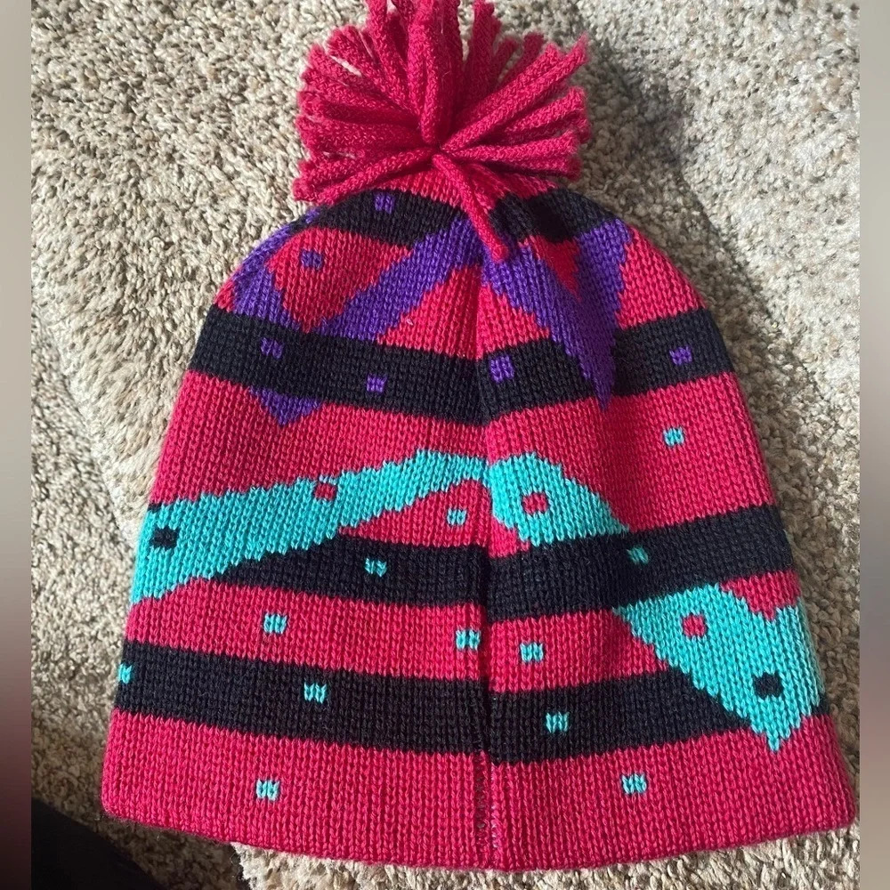 Vintage‎ Wigwam 100% Pure Wool 80s Style Beanie